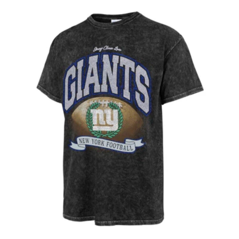 New York Giants Glitter Rocker Vintage Tee Stoney Clover Lane  47 FLINT BLACK XL